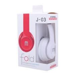 Ακουστικά Καλωδιακά Headphone J-03 Άσπρα