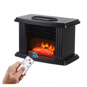 Mini Τζάκι Αερόθερμο με Εφέ Φλόγας – Flame Heater