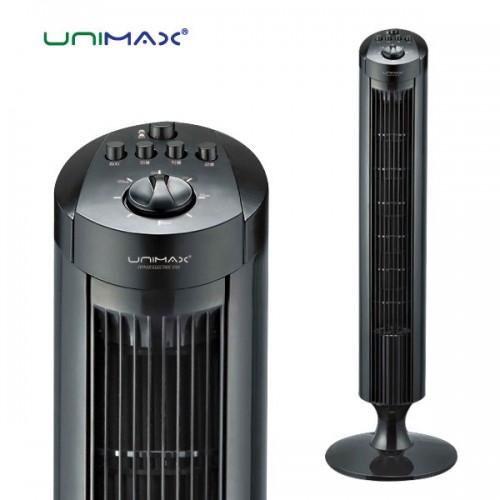 UMF-TN163 Αερόθερμο-Ανεμιστήρας πύργου μαύρος