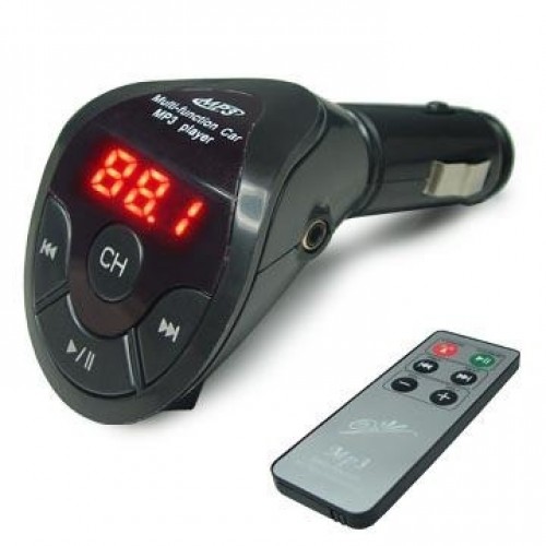 Denr - MP3 διαμορφωτής FM-τηλεχειριστήριο-iPhone-Android-USB