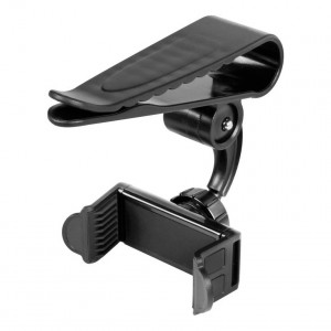 Sun Visor Θήκη τηλεφώνου αυτοκινήτου Βάση 360° αναδιπλούμενη βάση 