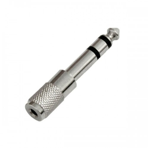 Αντάπτορας 6.35mm – 3.5mm M/F Stereo Μεταλλικός