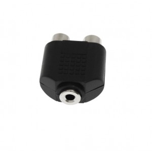 Αντάπτορας 3.5mm Jack θηλυκό σε 2 x RCA θηλυκά