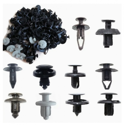 Σετ 435 Πλαστικά Κουμπώματα Κλίπς Σε Κασετίνα 18 Τύποι.