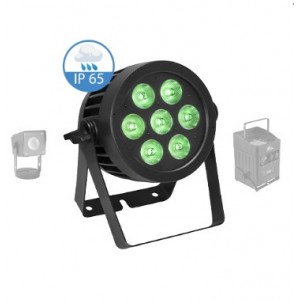 BP040Q LED SPOT ΦΩΤΙΣΤΙΚΟ με μπαταρία - Usb 6X4W RGBW ασύρματο χειρηστήριο