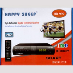 Ψηφιακός τηλεοπτικός δέκτης HAPPY SHEEP DVB T2 TV SCART HDMI 1080P