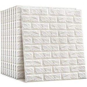 Πακέτο 10 τεμάχια Ταπετσαρίες Άσπρες Αυτοκόλλητες Αδιάβροχες