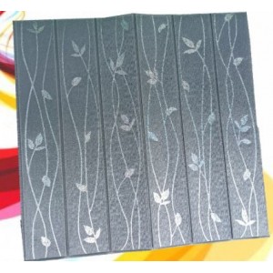 tap83 Γκρι με λουλούδια ταπετσαρία τοίχου Αυτοκόλλητη 70x70cm