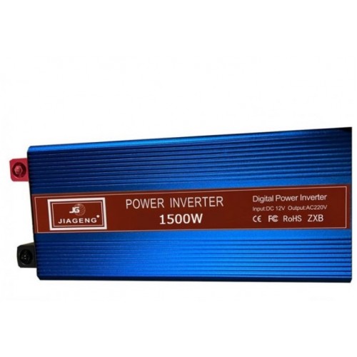 Inverter Καθαρού Ημιτόνου 12V σε 220V 1500W PURE SINE WAVE JG