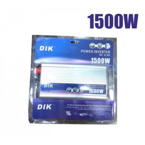 DIK 12V 220V - 1500 watt/12v Inverter 