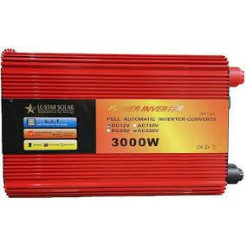 Inverter Αυτοκινήτου-Mηχανημάτων 3000W Μετατροπή 12V DC σε 230V AC