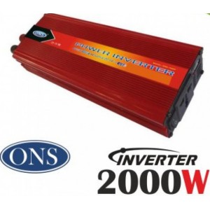 Μετατροπείς αυτοκινήτου 2000W DC 12V σε εναλλασσόμενο ρεύμα 220V ONS-2000 