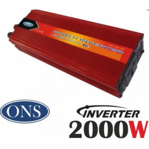 Μετατροπείς αυτοκινήτου 2000W DC 12V σε εναλλασσόμενο ρεύμα 220V ONS-2000 