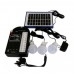 Ηλιακό Πακέτο Φωτισμού-Φακός-Φορτιστής Πάνελ-3 Λάμπες GDPLUS-999