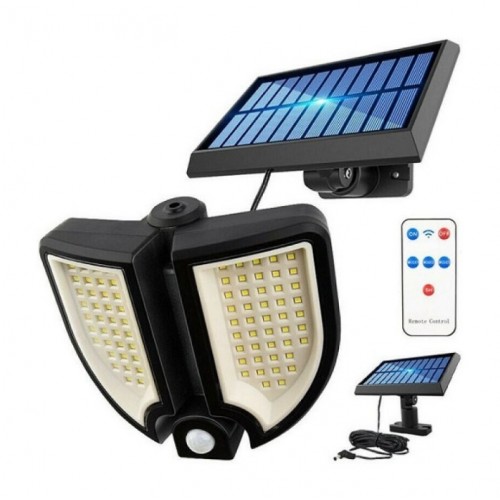 YT-90 90 LED Ηλιακός φωτισμός τοίχου Αισθητήρας κίνησης Flood Light