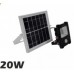Ηλιακός Φωτοβολταϊκός Προβολέας LED 20W 600lm 180° Αδιάβροχος-Αισθητήρα Κίνηση