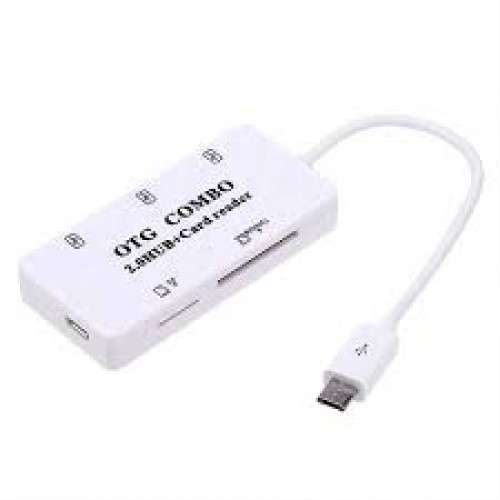 OTG Combo Card Reader για τηλέφωνο-υπολογιστή 480Mbps Micro USB