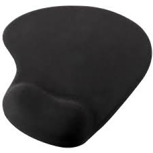 Work Mousepad Gel 24.2 x 21.2 cm Μαύρο