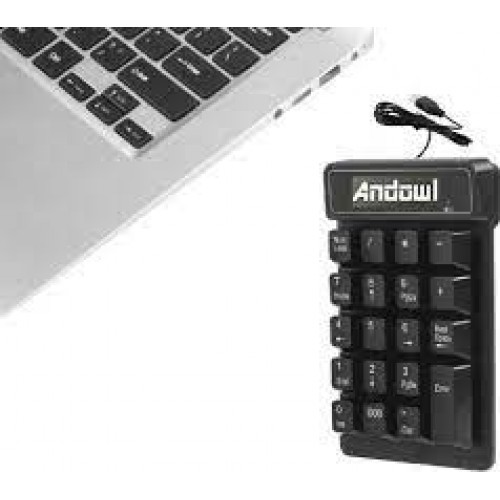 Q-811 ANDOWL Ασύρματο Αριθμητικό Πληκτρολόγιο
