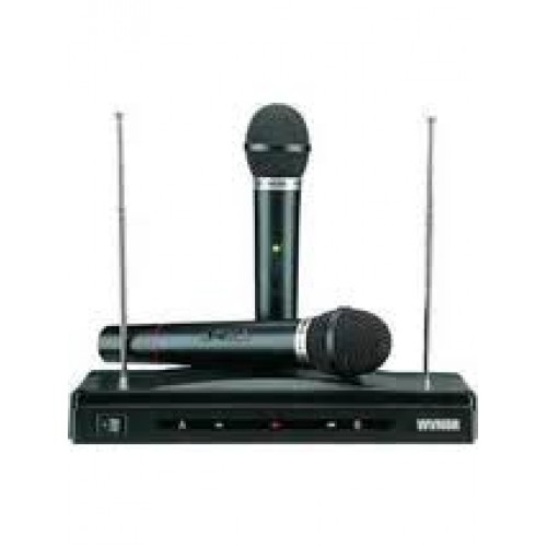 KARAOKEspiti με Ενισχυτή 100W - Ασύρματα Μικρόφωνα