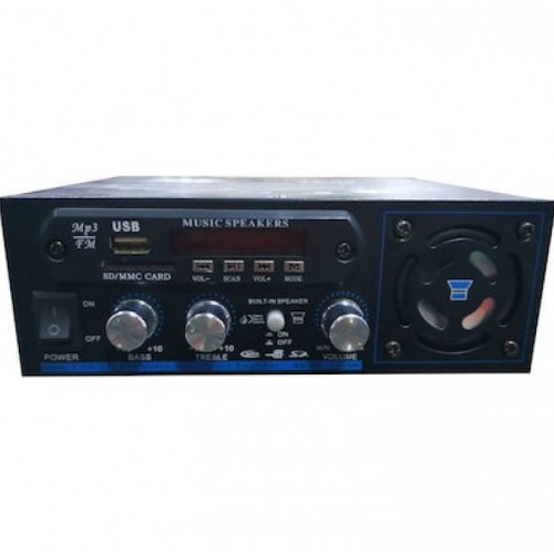 AV-09 Ενισχυτής ήχου Bluetooth-Usb με ενσωματωμένο ηχείο
