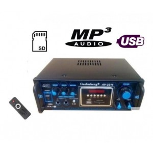 GAOLUSHENG AV-2211 ΡΑΔΙΟΕΝΙΣΧΥΤΗΣ KARAOKE 2X45WATT  