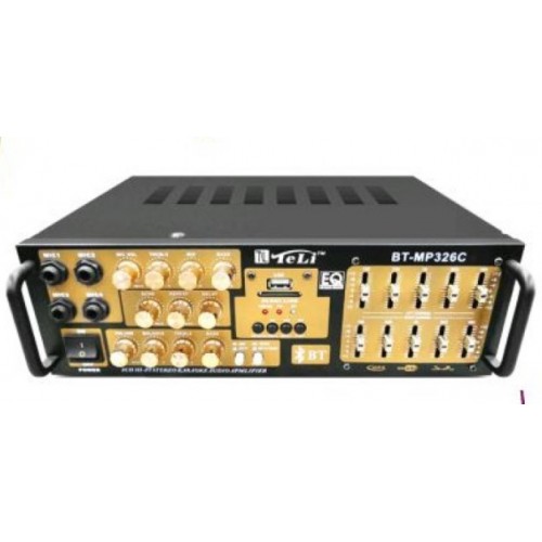 TELI BT-MP326C Ενισχυτής Δικάναλος Bluetooth-EQ 100W Karaoke TELI BT-MP326C Ενισχυτής Δικάναλος Bluetooth-EQ 100W Karaoke