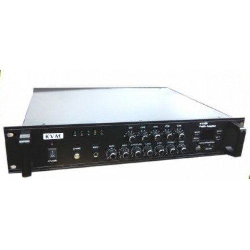 KVM K-8120 4 Ζώνες Ενισχυτής ισχύος USB-SD 5 κανάλια 500W KVM K-8120 4 Ζώνες Ενισχυτής ισχύος USB-SD 5 κανάλια 500W