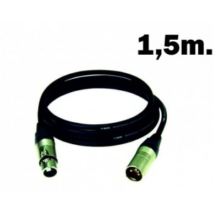 Καλώδιο XLR Αρσενικό - Θηλυκό - 1,5m CM-1.5XXF
