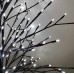 Led Φωτιζόμενο Χριστουγεννιάτικο Καφέ Δέντρο Με Ψυχρό Φωτισμό 1.50(h)cm 112LED