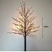 Led Φωτιζόμενο Χριστουγεννιάτικο Καφέ Δέντρο Με Ψυχρό Φωτισμό 1.50(h)cm 112LED