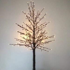 Led Φωτιζόμενο Χριστουγεννιάτικο Δέντρο Με 300Led Θερμό Φωτισμό 1.80m