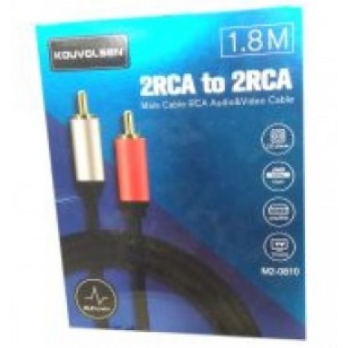 Καλώδιο ήχου 2RCA to 2RCA 1.8M