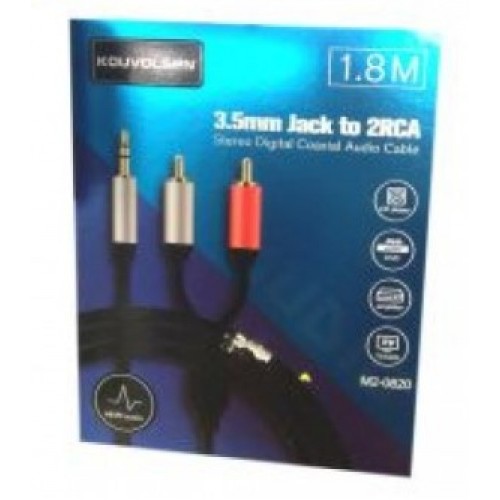 Καλώδιο ήχου 3.5mm jack to 2RCA 1.8M