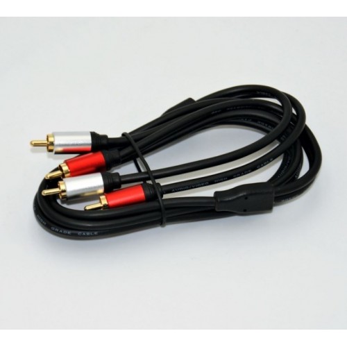 ΚΑΛΩΔΙΟ ΗΧΟΥ ΣΤΕΡΕΟ 1.8m 2-2RCA ANDOWL QY-AV07