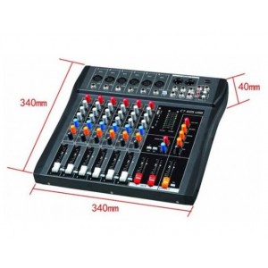ΚΟΝΣΌΛΑ-ΜΙΚΤΗΣ C-60S USB/FX 6 μονοφωνικά + 1 Stereo 