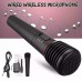 2 σε 1 Ενσύρματο-Ασύρματο σύστημα μικροφώνου διπλής χρήσης Karaoke