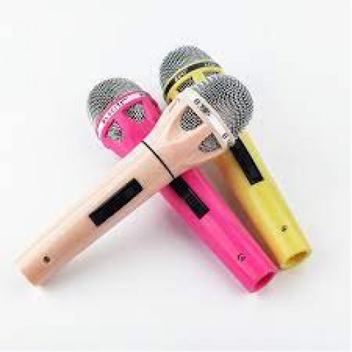 POP YBS-0609 Μικρόφωνο καλωδιακά Karaoke Χρωματιστά