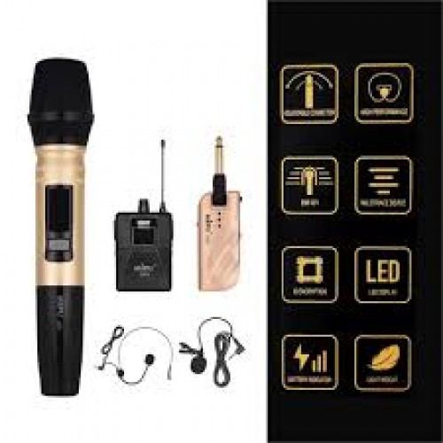 UX2 Ασύρματο πακέτο μικρόφωνο-χειλόφωνο-πέτο