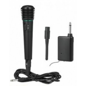 WG-586 Mικρόφωνο καραόκε ασύρματο & καλωδιακό