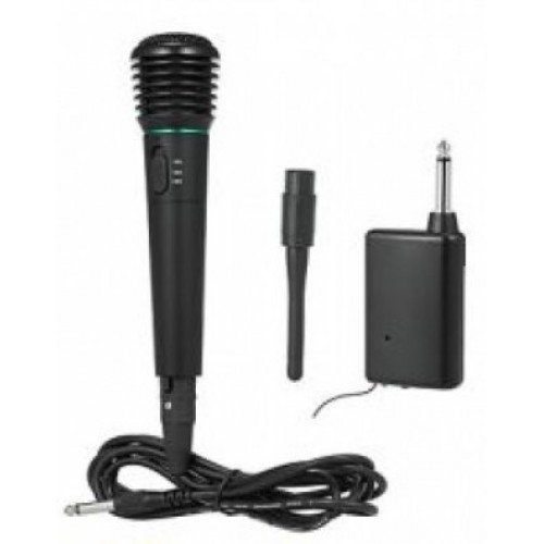 WG-586 Mικρόφωνο καραόκε ασύρματο & καλωδιακό