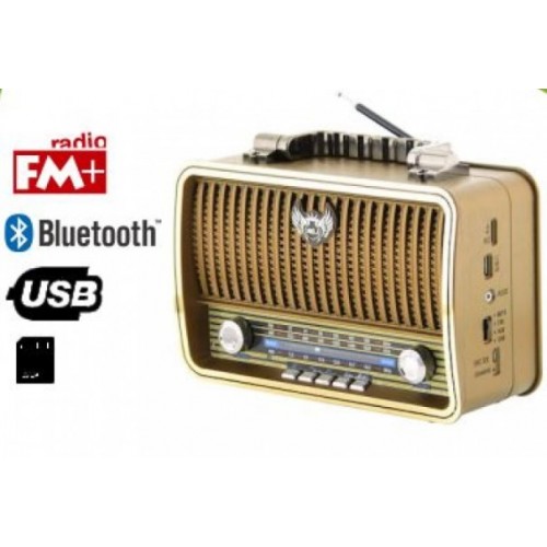  Kemai MD-1909BT Ρετρό Ραδιόφωνο με USB /SD & BLUETOOTH