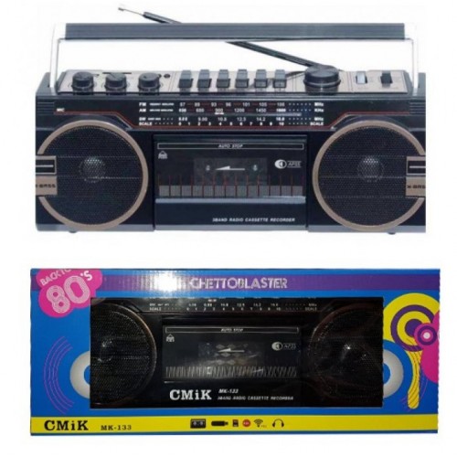 Cmik MK-133 Ραδιοκασετόφωνο εγγραφή-usb-sd 80' AM-FM Cmik MK-133 Ραδιοκασετόφωνο εγγραφή-usb-sd 80' AM-FM