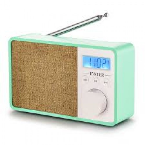Jonter M35 Ασύρματο φορητό ηχείο Bluetooth με ραδιόφωνο και ρολόι FM