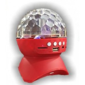Mini USB-Mp3 Disco Φωτισμός LED Φορητή Κρυσταλλική Μαγική Μπάλα 10W