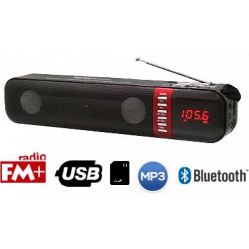 PX-2519BT Pu Xing Ασύρματο φορητό ηχείο bluetooth wireless μαύρο