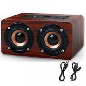 Ξύλινο φορητό ασύρματο ηχείο Bluetooth YUHAI