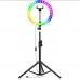 RGB LED 13" Ring Light Φωτογραφία-βίντεο Tik Tok QA-666 32cm