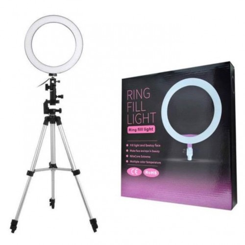 RING LIGHT 10" Επαγγελματική βάση Φωτογραφικού τρίποδα Φωτισμού LED 26 cm
