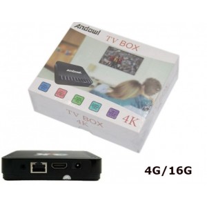 TV BOX 4K ANDOWL TV-QM1 ΤΑΙΝΙΕΣ-ΑΘΛΗΤΚΑ-ΣΕΙΡΕΣ-ΠΑΙΔΙΚΑ